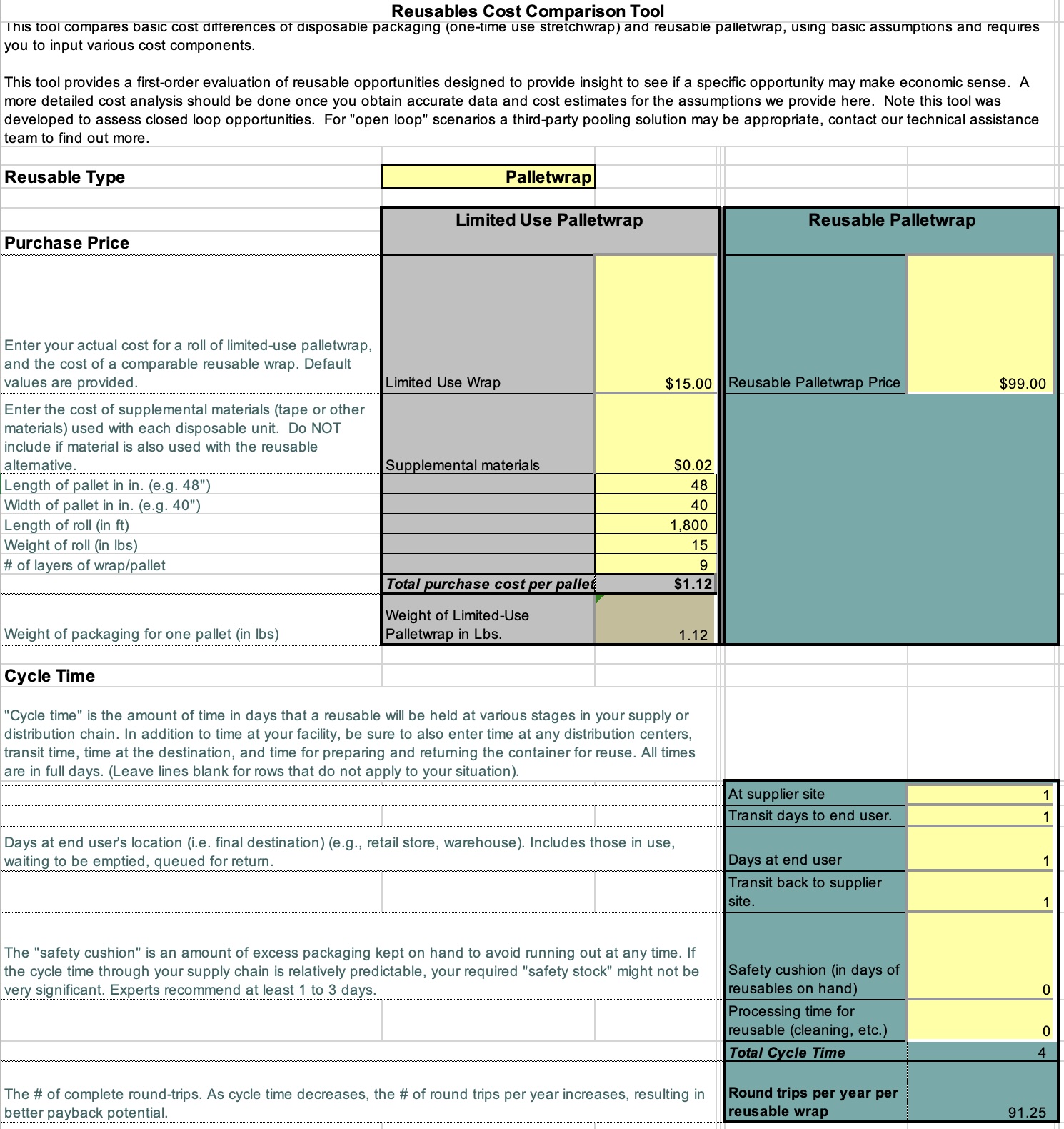 screenshot of a spreadsheet