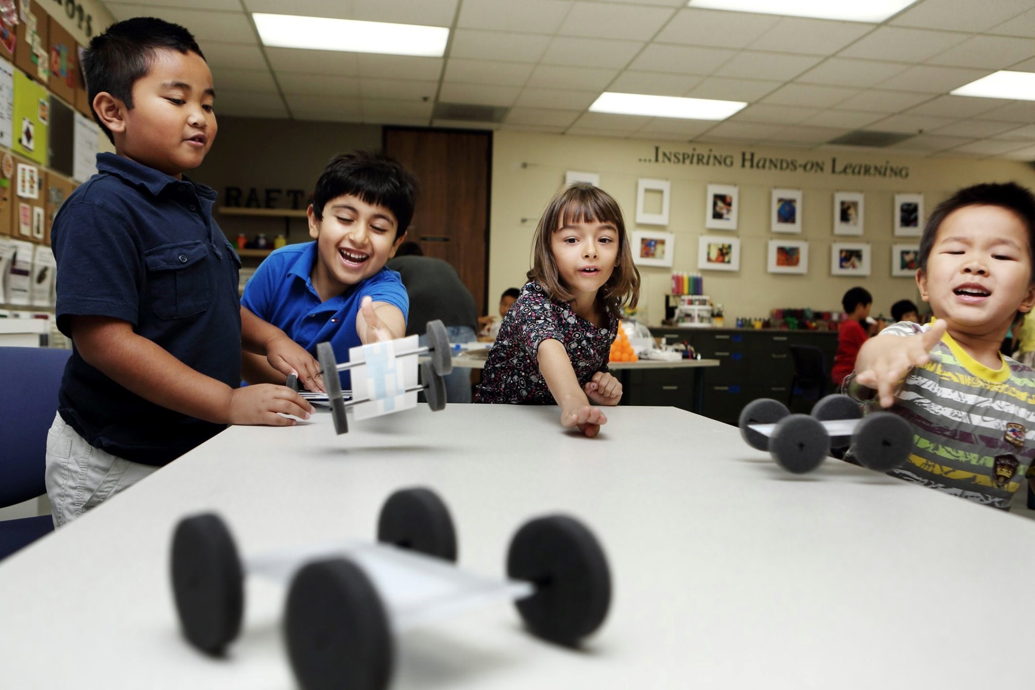 RAFT science kits in action 