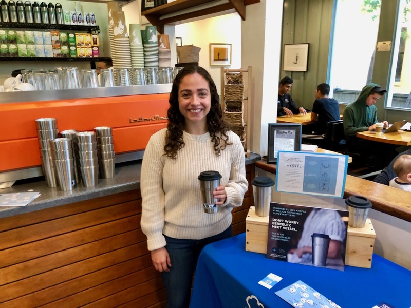 A StopWaste grant recipient created a pilot program providing reusable to-go cup service for cafes and their customers. 