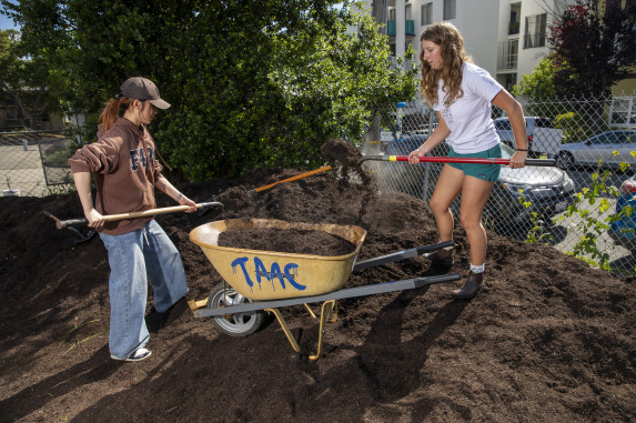 compost pile at peoples programs