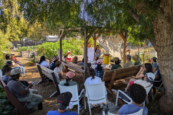 Outdoor Class on Composting