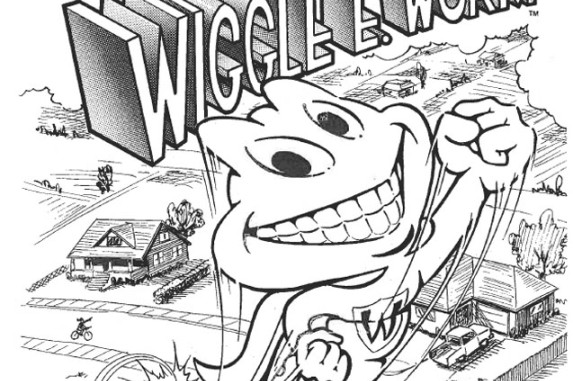 The cover of the Compost Adventures of Wiggle E Worm comic book