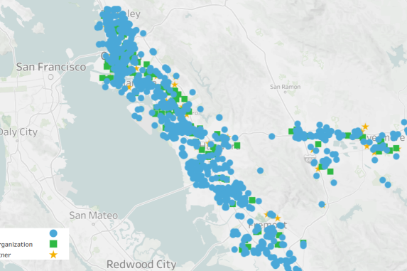 Alameda County Food Recovery System Map